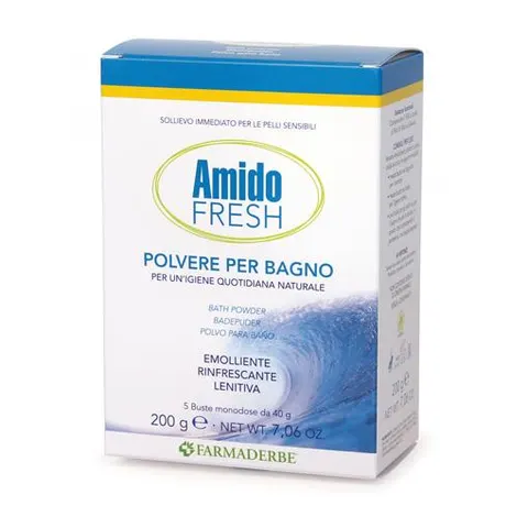 Farmaderbe Amido FreShampoo Polv Bagno 5Bust – immagine 1