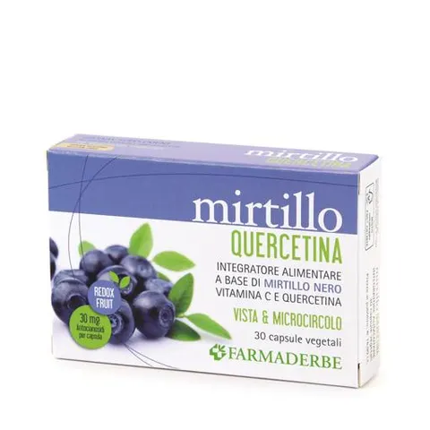 Farmaderbe Mirtillo Quercetina 30cps – immagine 1