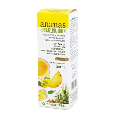 Ananas Bromelina Dren Farmaderbe 200ml – immagine 1