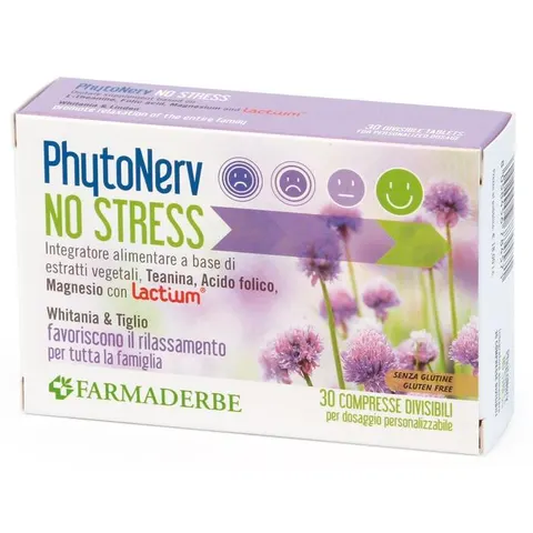 FARMADERBE Srl PHYTONERV NO STRESS 30CPR – immagine 1