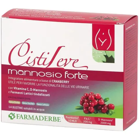 Farmaderbe Cistileve Mannosio Forte 12 Bustine – immagine 1