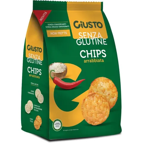 giusto senza glutine chips arrabbiata 40 g – immagine 1