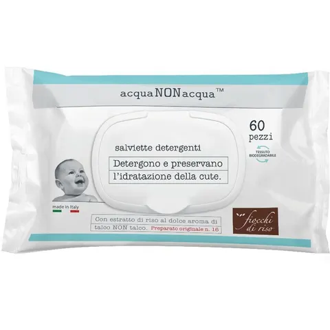 fiocchi di riso acqua non acqua salviette 60 pezzi – immagine 1