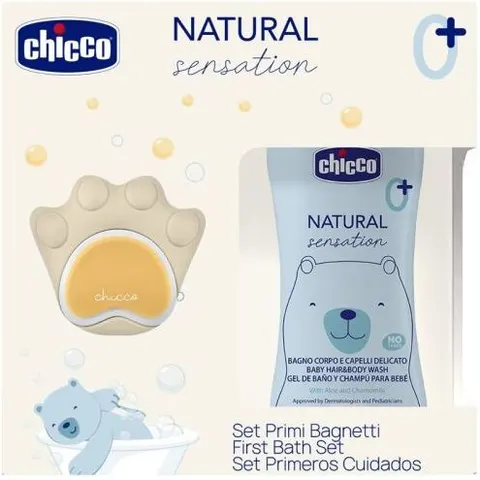Chicco Set Primi Bagnetti Natural Sensation – immagine 1