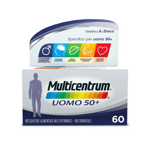 Multicentrum Uomo 50+ 60 Compresse – immagine 1