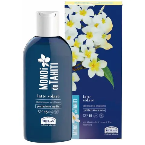 helan cosmesi srl Monoi latte solare spf 15 – immagine 1