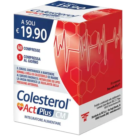 F&f Colesterol Act Plus Cm 60cpr – immagine 1