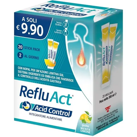 F&f Reflu Act Acid Control 20stick – immagine 1