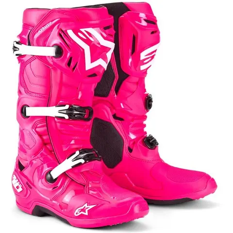 ALPINESTARS - Stivali Tech 10 Diva Rosa / Bianco Rosa 13 – immagine 1