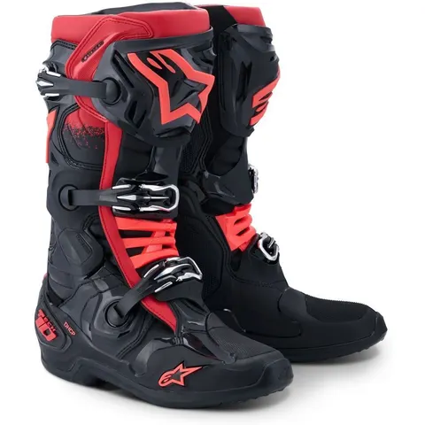 ALPINESTARS - Stivali Tech 10 Nero / Rosso Nero,Rosso 7 – immagine 1