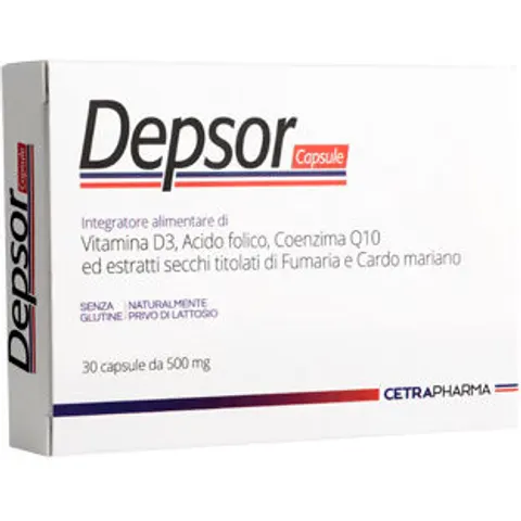 cetra pharma Depsor 30 Capsule 500mg – immagine 1