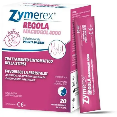 zymerex Regola Macrogol 4000 20 Bustine da 20 ml – immagine 1