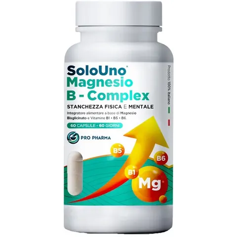PRO LIFE Srl SoloUno Magnesio B-Complex, 60 Compresse – immagine 1