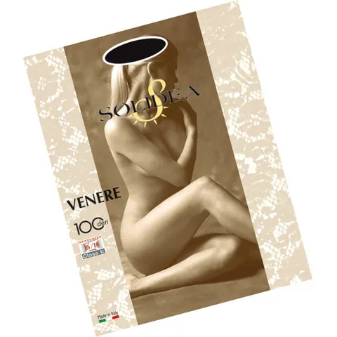 Solidea Venere 100 Collant Nudo Visone 4-Xl – immagine 1