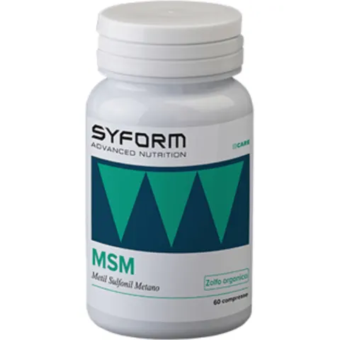 Syform MSM 60 Cpr Metil sulfonil metano – immagine 1