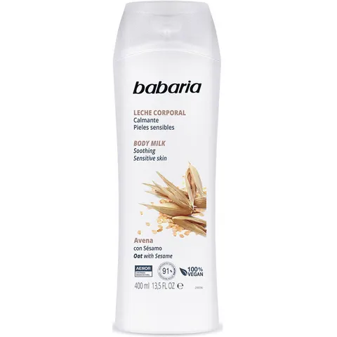 Babaria Hafer beruhigende Körpermilch 400 ml – Bild 1