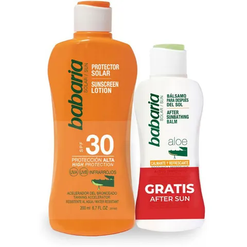 Babaria Solar Aloe SPF30 Estuche 2 pz – immagine 1