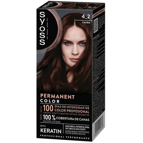 Syoss Permanent Color 1 Unit 4.2-Mahogany – image 1