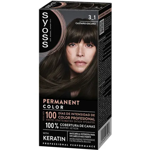 Syoss Permanent Color 1 Unit 3.1-Dark Brown – image 1