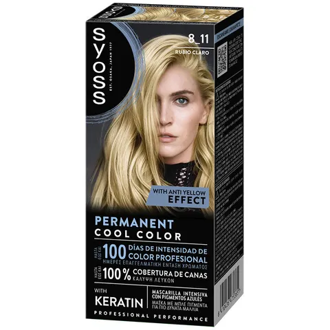 Syoss Permanent Color 1 Unit 8.11-Light Blonde – image 1