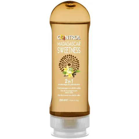 CONTROL gel de Masaje Sweet Vainilla 200 ml – imagen 1