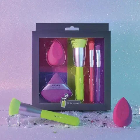 beter - spazzole e accessori Kit Pennelli e Spugnette Make-up Yummy – immagine 1