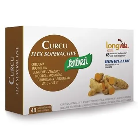 Santiveri Curcu Flex Superactive Integratore Muscolare 40 Compresse – immagine 1