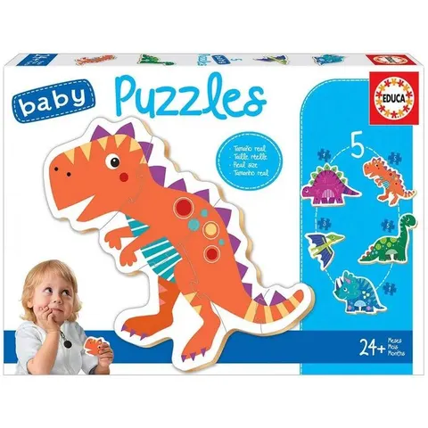EDUCA - 5 puzzels - DINOS – afbeelding 1