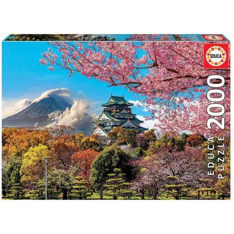 Educa – Puzzel - 2000 stukjes – Osaka kasteel – Legpuzzel – afbeelding 1