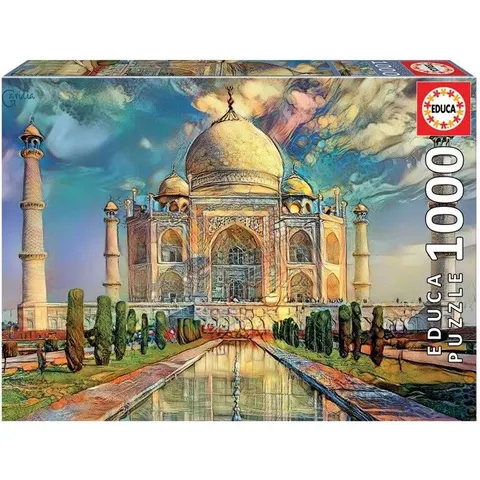 EDUCA - puzzel - 1000 stuks - TAJ MAHAL – afbeelding 1
