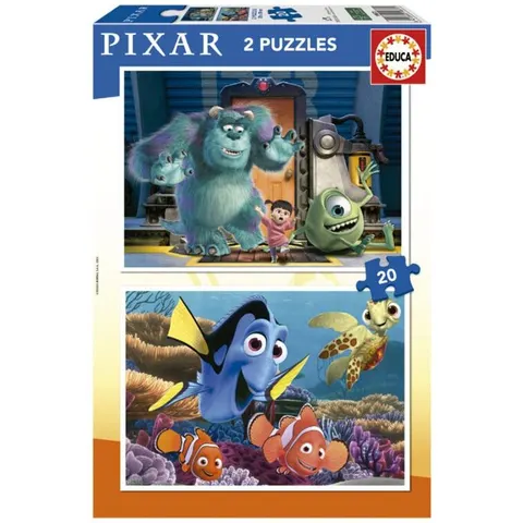 EDUCA - puzzel - 2 x 20 stuks - Pixar – afbeelding 1