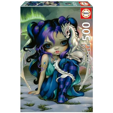 EDUCA - puzzel - 500 stuks - Drakenfee – afbeelding 1