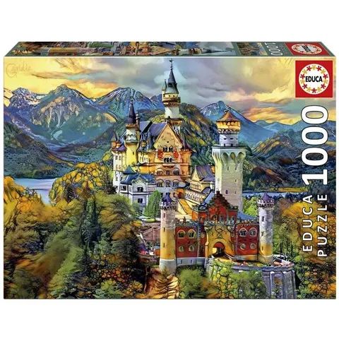 EDUCA - puzzel - 1000 stuks - NEUSCHWANSTEIN CASTLE – afbeelding 1