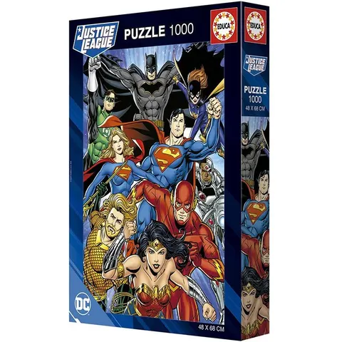 EDUCA - puzzel - 1000 stuks - JUSTICE LEAGUE – afbeelding 1