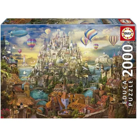 EDUCA - puzzel - 2000 stuks - STAD VAN DROMEN – afbeelding 1