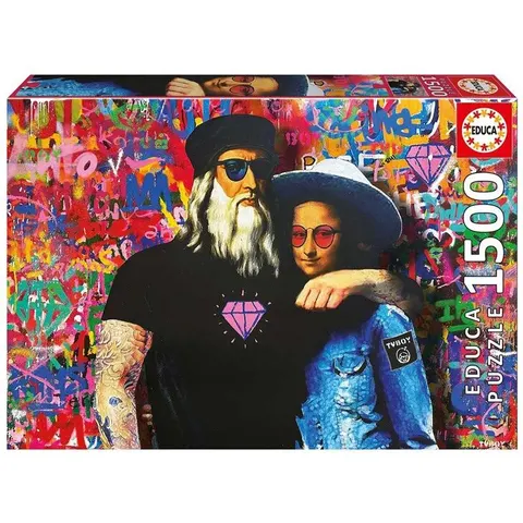 Educa - Puzzel 1500 stukjes - Leo y Lisa – afbeelding 1