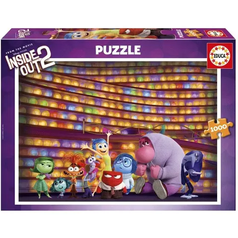 Educa - Puzzel - 1000 stuckjes - Vice Versa 2 - Inside Out 2 - Disney - Pixar – afbeelding 1