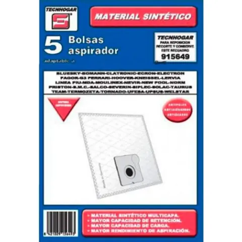 Tecnhogar Sacchetti per aspirapolvere - 5 pezzi – immagine 1