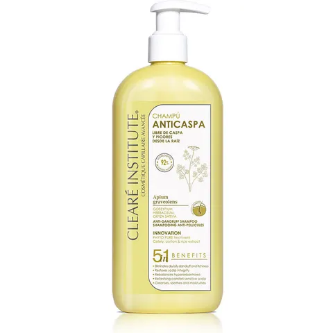 Clearé Institute Anticaspa champú 400 ml – imagen 1