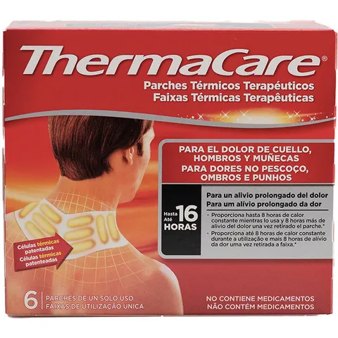 Thermacare cuello hombro parches térmicos 6 u – imagen 1
