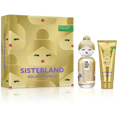 Benetton Sisterland Golden Vanilla 2-Piece Case – image 1
