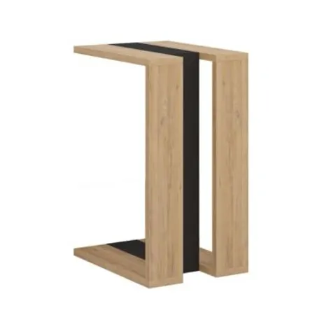 Calicosy Bout de canapé - h57 cm - chêne et gris 30x57x40cm – image 1