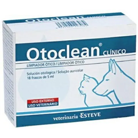 Otoclean solução auricular para cães e gatos - 18 doses de 5 ml – imagen 1