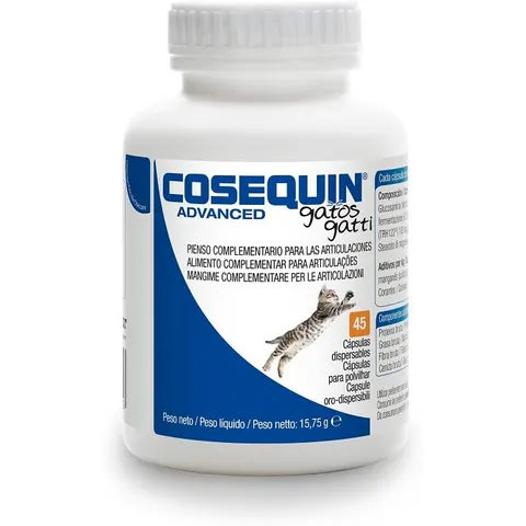 Cosequin Advanced condroprotector para gatos - 45 cápsulas – imagen 1