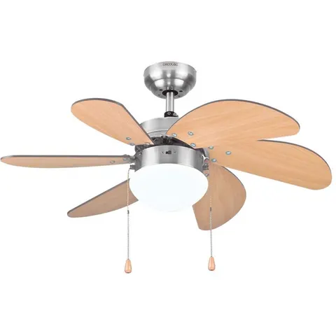 Cecotec 05938 ventilador Blanco, Madera – imagen 1