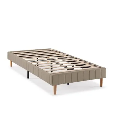 Base rembourrée Eris 90x190 cm Beige – image 1