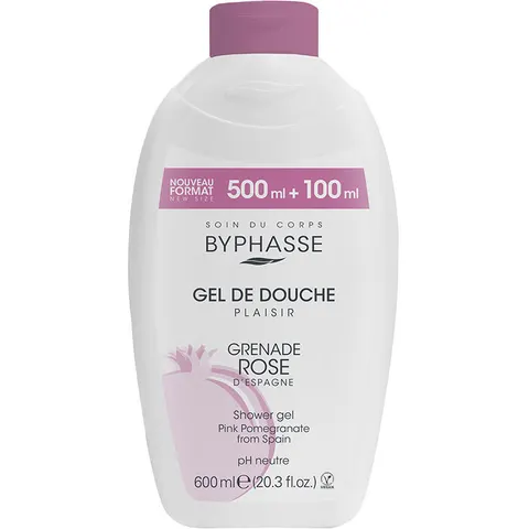 Byphasse Plaisir Gel De Ducha granada rosa 600 ml – imagen 1