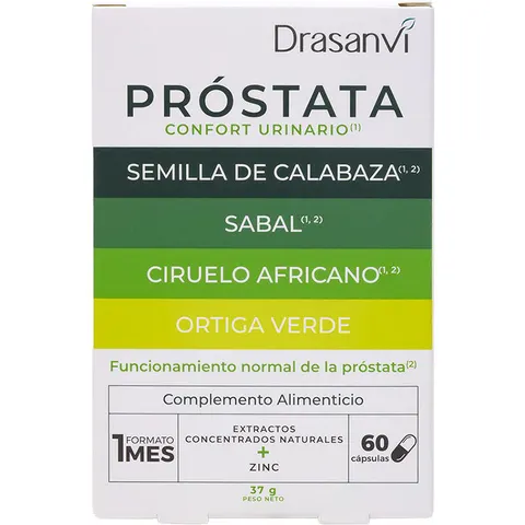 Drasanvi Próstata cápsulas 60 u – imagen 1