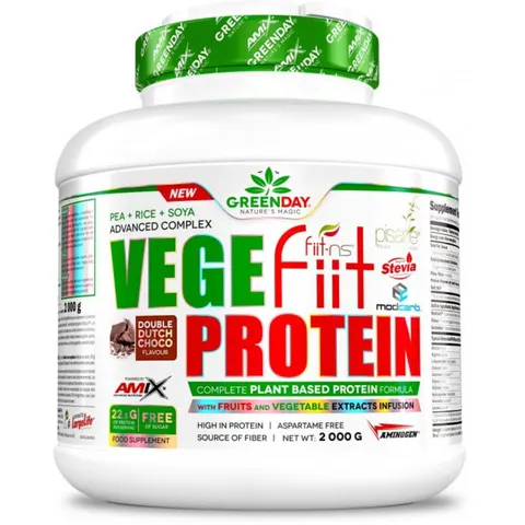 Amix Vegefiit Protein 2000 gr Double Chocolate – image 1