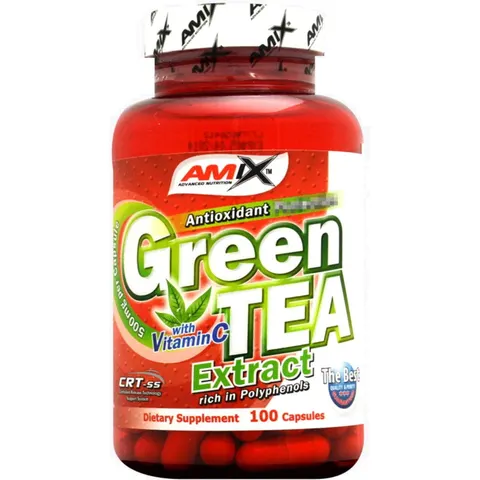 Amix Green Tea Extract With Vitamin C 100 Capsules – image 1